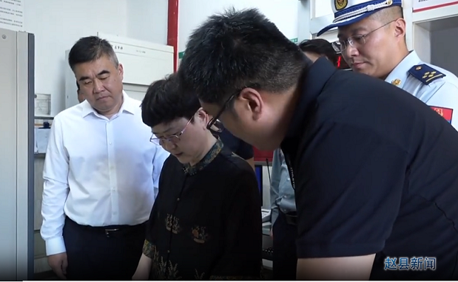 市政协副主席马春玲到赵县督导调研安全生产工作